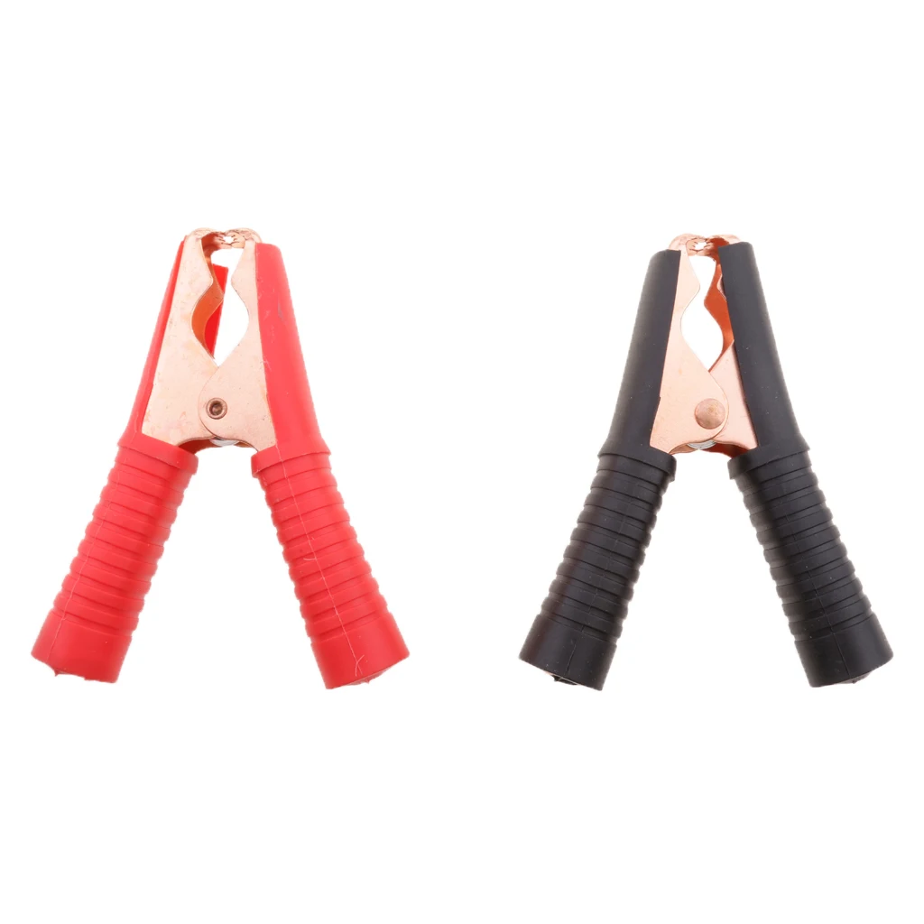 2 Pieces Auto Car Battery Test Alligator Crocodile Clips Clamp Testing |