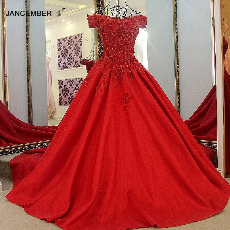 LS6229 2016 роскошный вышитый бисером жемчуг с плеча корсет назад бальное платье