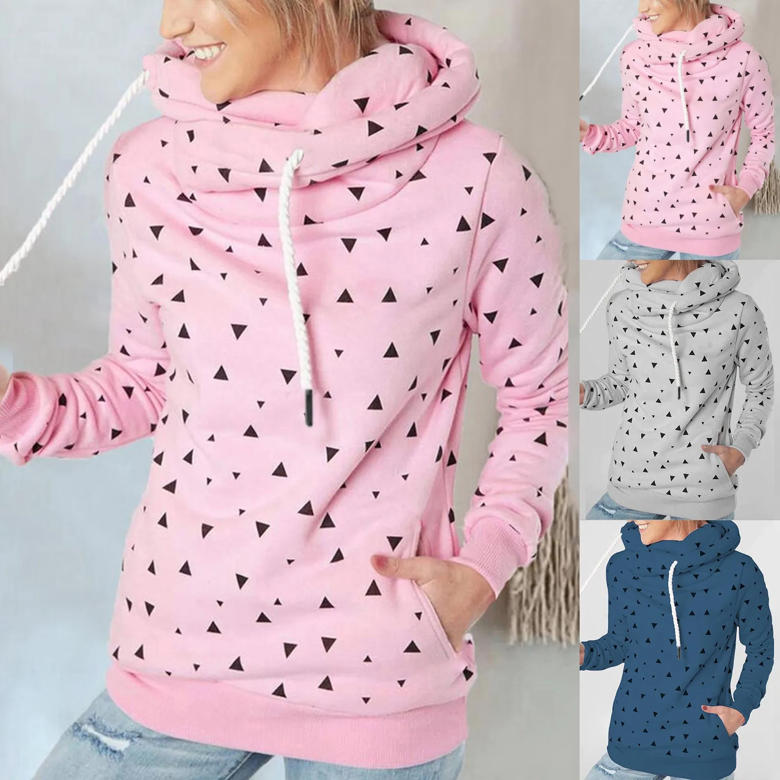 

Hoodies Women Plus Size Animal Printing Long Sleeves Pullover Blouses Sweatshirt Tops Thicken Sweatshirt Winter hoodie Tops827#Q