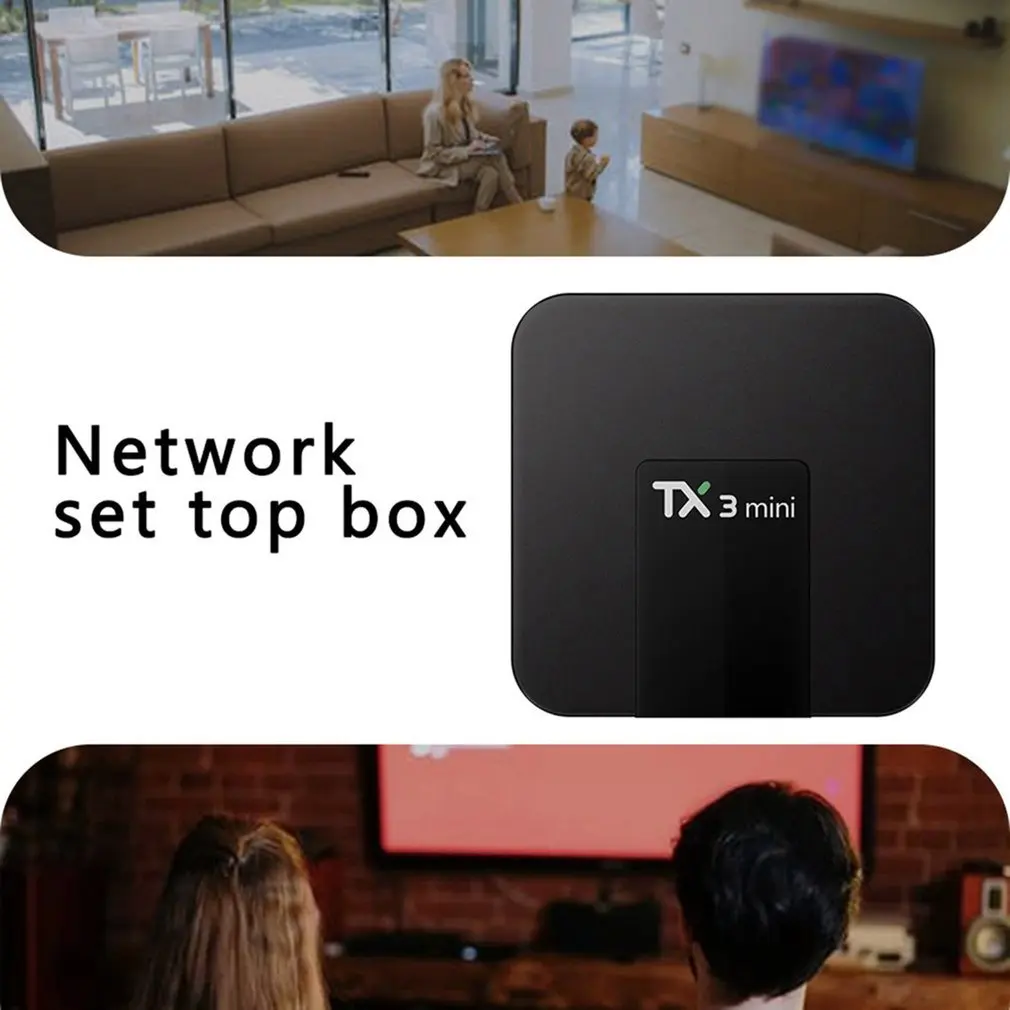 

TX3 Mini Tv Box Smart 5G Wifi Smart Quad-core Wireless Network Set Top Box Dual Frequency Digital TV Set Top Box