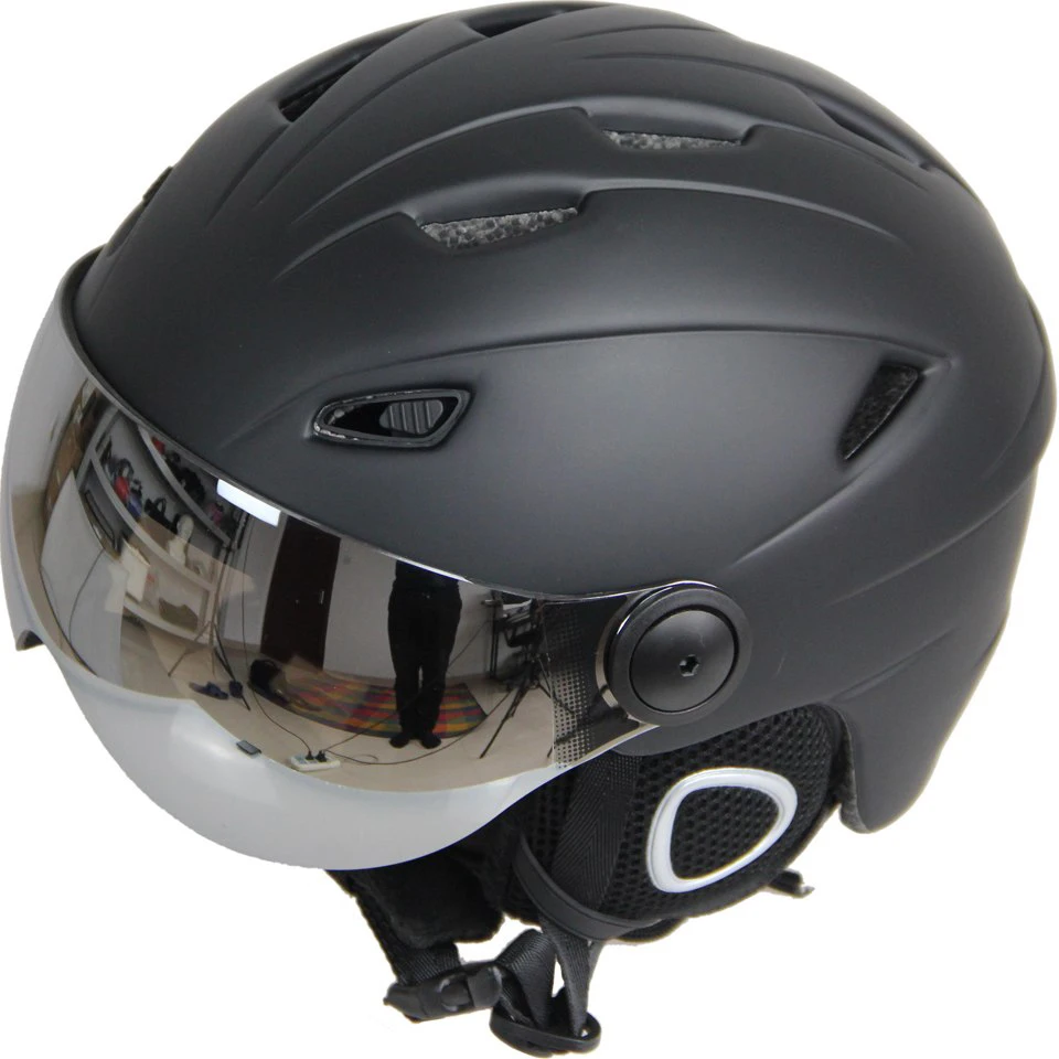 Лыжный шлем с козырьком для мужчин и женщин сноуборда мотоцикла снегохода