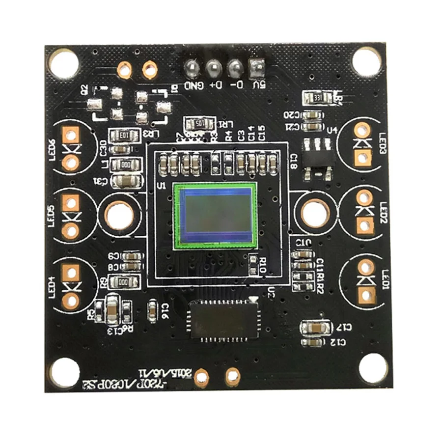 Камера видеонаблюдения PU'Aimetis HD 200W pixel 1/2 7 OV2710 печатная плата планшетный