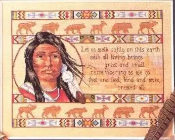 MM наборы для вышивки крестиком Набор гуляйте мягко индийский человек Человек Navies