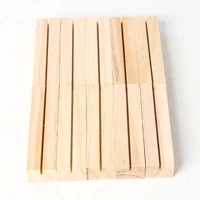 10pcs natural wood numbers photo display stand business card holder message name memo clips desk organizer p82c