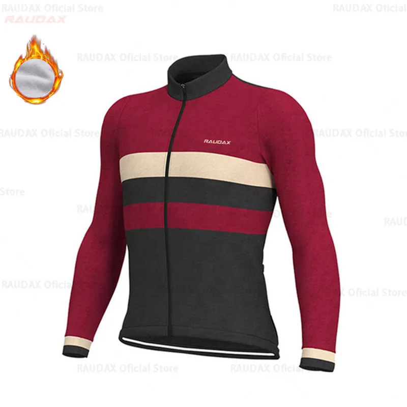 cycling jersey 1 Pro Team зимний теплый флисовый мужской костюм из джерси с длинными рукавами одежда для велоспорта для прогулок верховой езды на велосипеде MTB Одежда комбинезон комплект - Цвет: cycling jersey 1