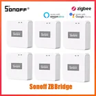 SONOFF Zigbee 3,0 мост умный дом eWeLink APP Alexa Google Home управление громкой связью работает с Sonoff Zb Mini SNZB Series