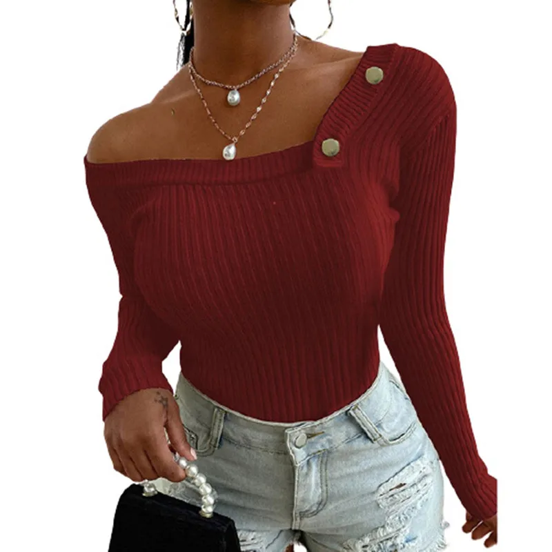 

Women Sexy V-Neck Button Blouses Shirts Autumn 2020 Elegant Casual Long Sleeves Solid Tops Female Vintage Fashion Slim Blusa