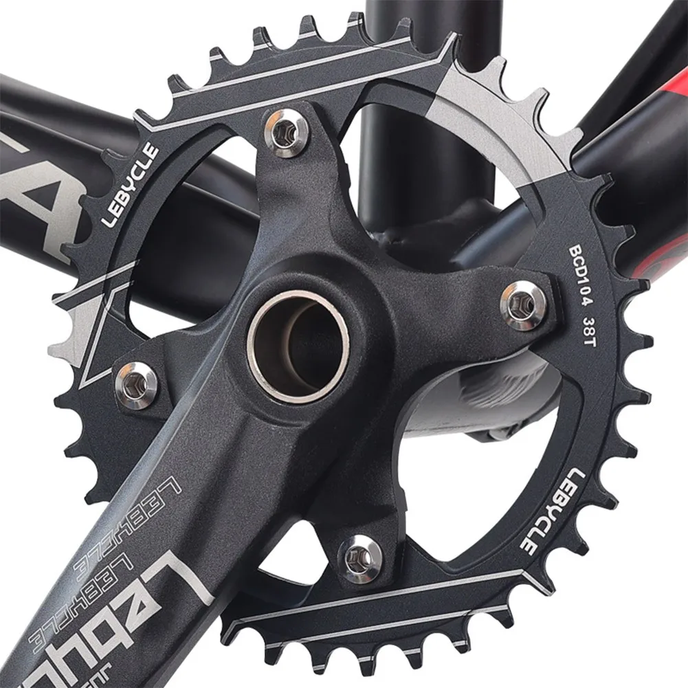 

104BCD Round Narrow Wide Chainring 32/34/36/38T Bicycle Crankset Tooth Plate Parts Ultralight MTB Bike Chainwheel Accessories
