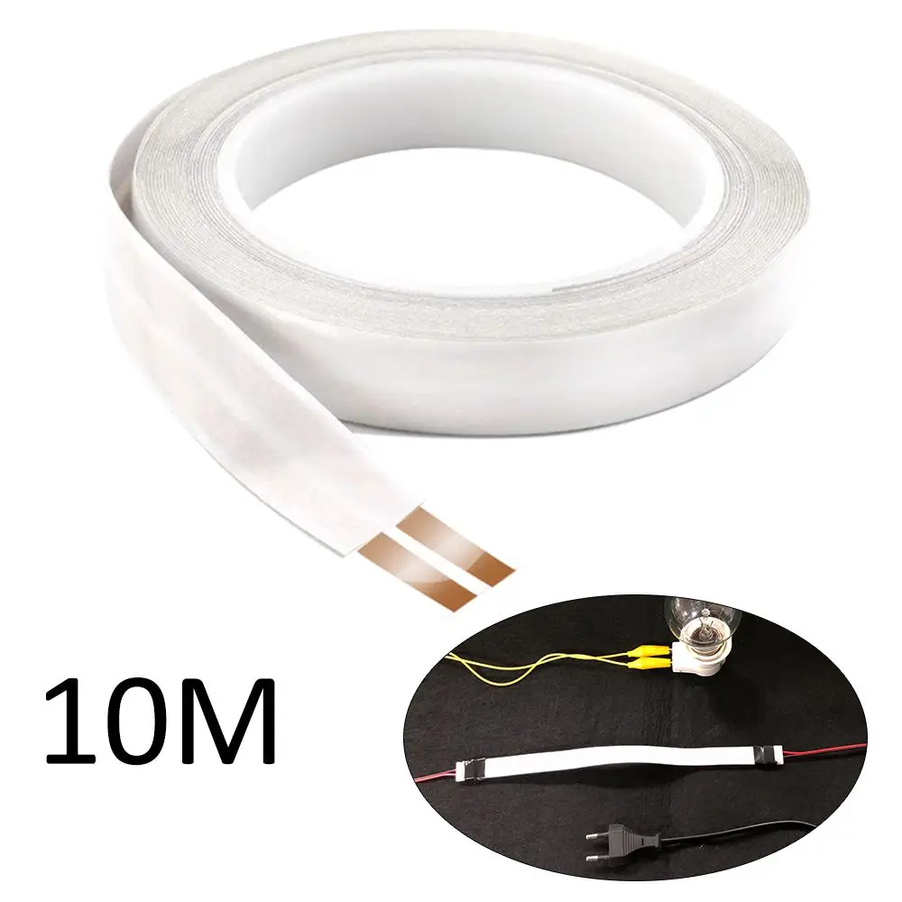 10 м аудио кабель ультратонкая Настенная Наклейка 2-жильный светильник стая медь