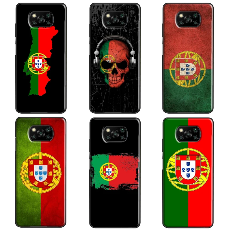 Чехол с португальским флагом для POCO F3 F1 F2 M3 M4 X4 GT X3 Pro чехол Xiaomi Mi 11 Lite Ultra 11T 12 -