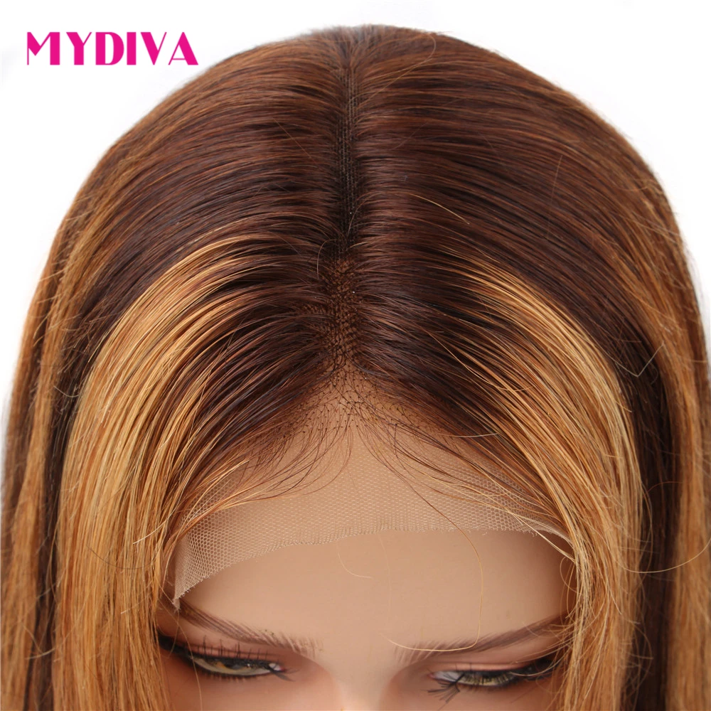 Парик из человеческих волос с глубокой кружевной передней частью 13x6 парики