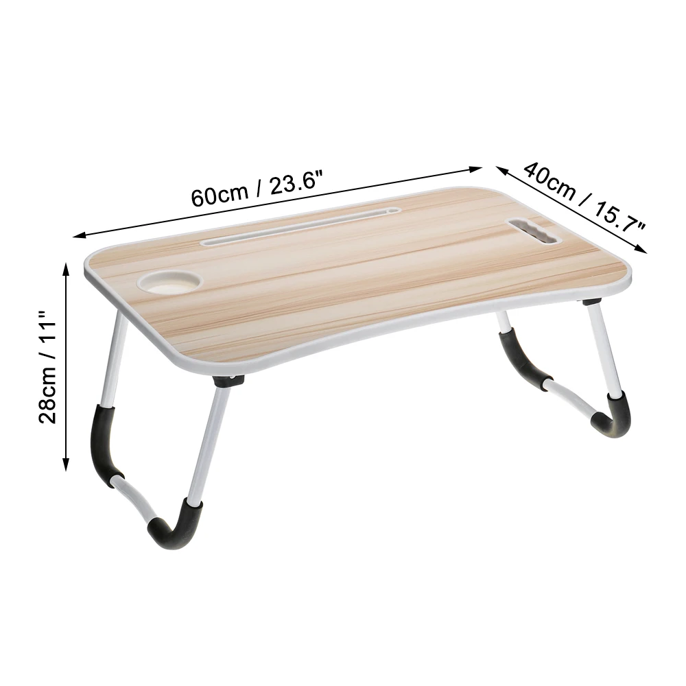 

Wooden Portable Folding Table Laptop Stand Holder Study Table Desk Foldable Computer Desk Bed Sofa Table Office Furniture