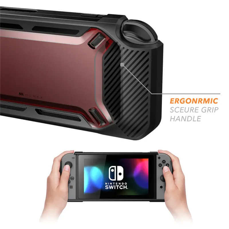 For Nintendo Switch Case Mumba Heavy Duty Rugged Slim Rubberized Snap on Hard Cover 2017 Release|Чехлы| |