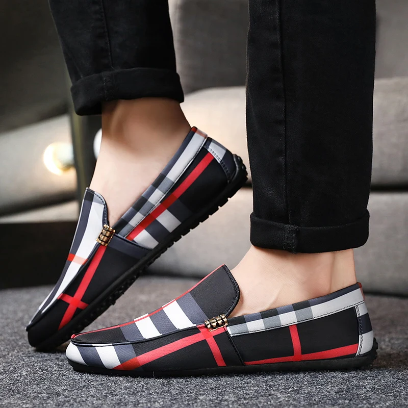 

Men's Fashion Sneakers Men Loafers shoes High Quality Trend Outdoor Men Leather Casual Shoes Trend Hot Sale Adult Driving Shoes