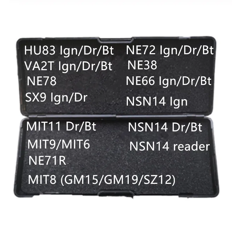 

original lishi 2 in 1 tool HU83 VA2T NE78 SX9 MIT8 MIT11 MIT9/MIT6 NE71R NE72 NE66 NE38 NSN14 reader