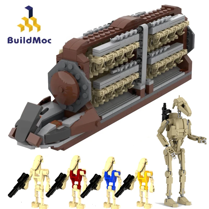 Конструктор MOC Star из фильма дроид корабль атака строительные блоки космические