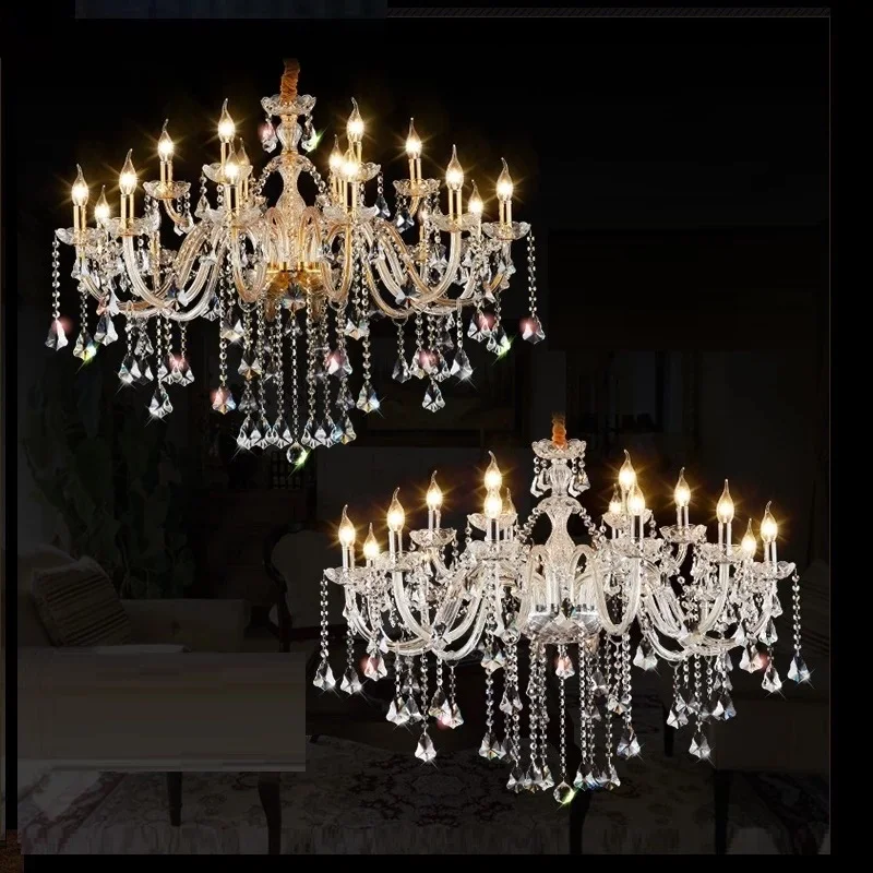 

Crystal chandelier Lighting Luxury Fashion LED Crystal Chandeliers Light K9 Crystals Lamp Hotel Lighting Room Chandelier light