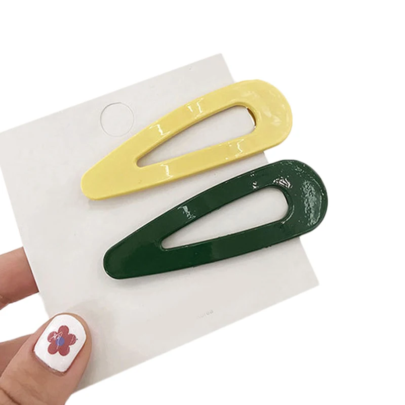 5 см заколки для волос BB цветные металлические маленьких детей женские