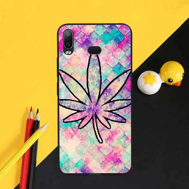 PENGHUWAN в виде кленового листа типа сделай сам украшения чехла для телефона Samsung A10