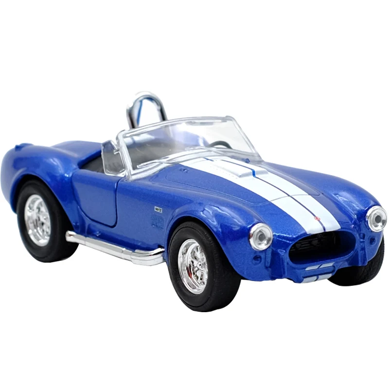 Модель автомобиля WELLY 1:36 1965 shelby cobra 427 в ретро стиле литая модель из сплава игрушка