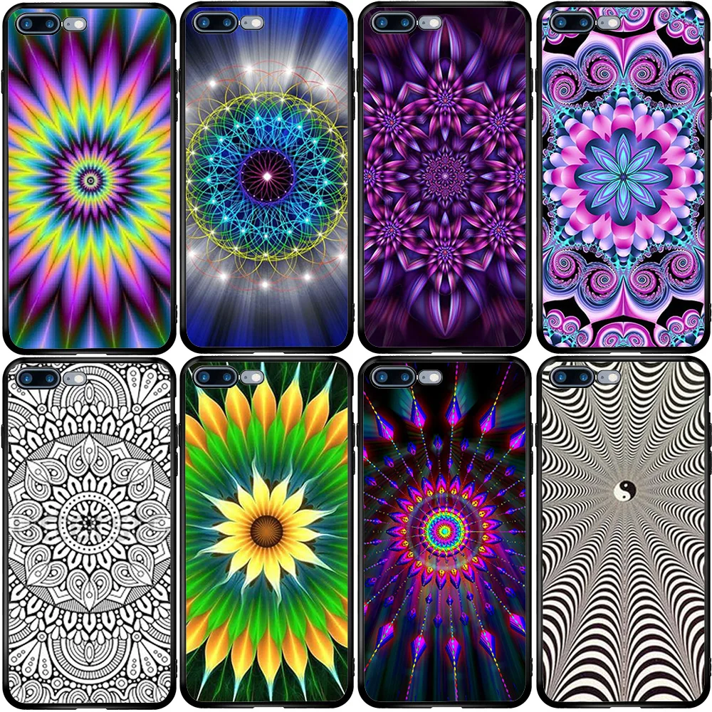 Чехол для Samsung M10 M20 M30S A5 A6 A7 A8 A9 J3 J4 J5 J6 J7 J8 Plus 2018 2017 Pro Prime Mandala Psychedelic|Бамперы| |