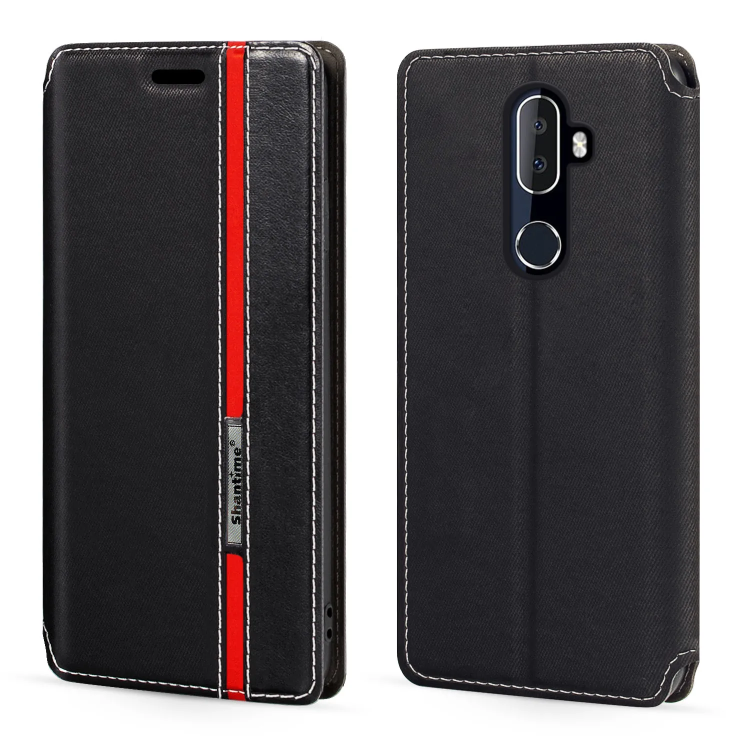 For Alcatel 3V 5099D Case Fashion Multicolor Magnetic Closure Leather Flip Case Cover with Card Holder 6.0 inches