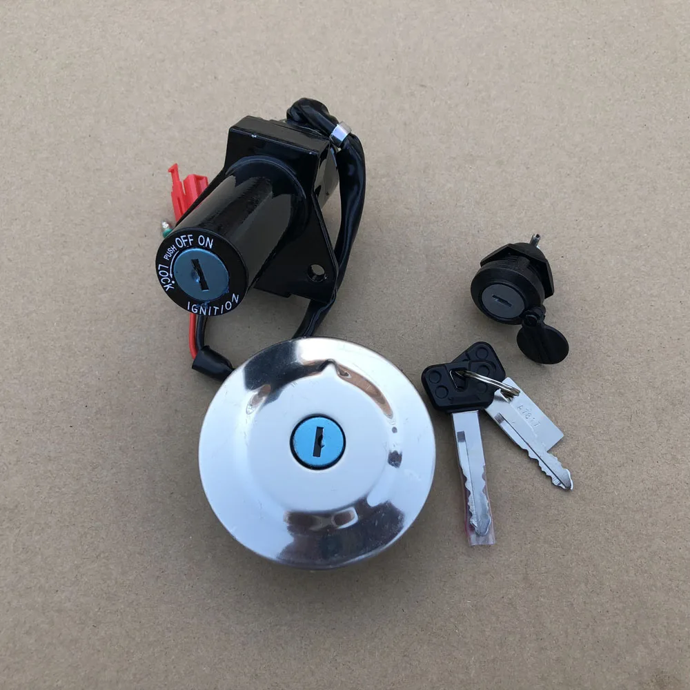 

Замок зажигания для мотоциклов, скутеров YBR125, с электроприводом и крышкой бензобака для yamaha 125cc YBR 125 (4 линии)