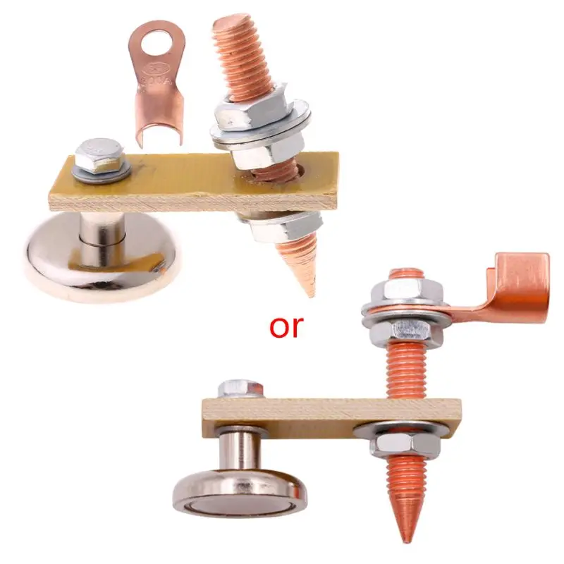 

Magnetic Welding Support Welding Machine,Ground Connector Spotter Connector Auto Bodywork Spotter Tools HX6C