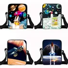 Сумка-мессенджер с изображением планетыастронавта, Женская сумочка, сумка через плечо для путешествий, сумка через плечо для девушек, сумки для книг
