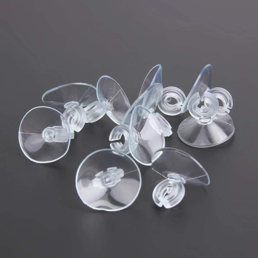 

10pcs Aquarium Suction Cup Holder Fish Tank Sucker for 4/6mm Air Line Pipe Tube Wire Holder Aquarium Accessories