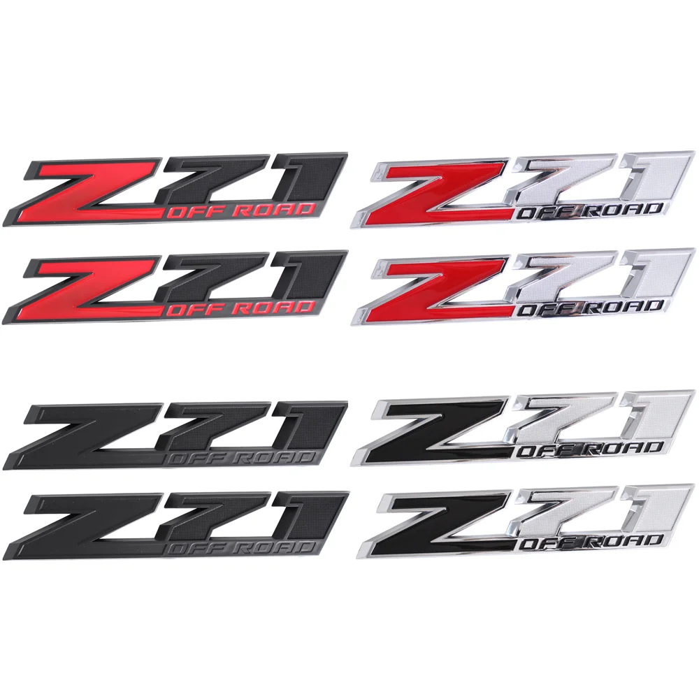 

2x Z71 Off-Road Max Car Fender Sticker Badge Emblem for Colorado Silverado Sierra 1500 2500HD 3500HD Accessories