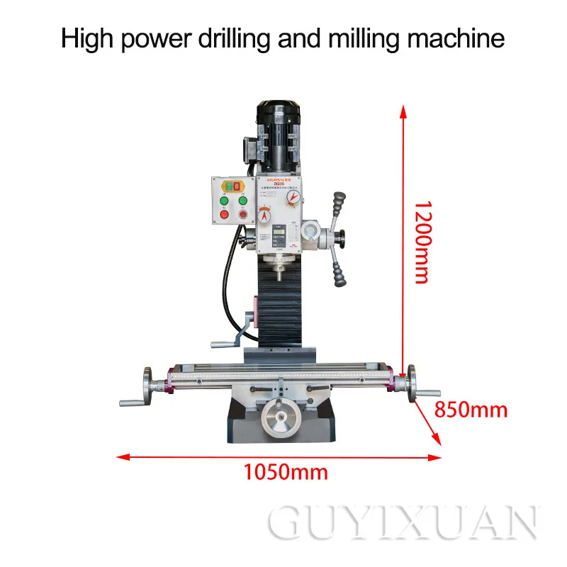 Small drilling and milling machine multi-function processing metal household micro-table vertical drilling and milling machine