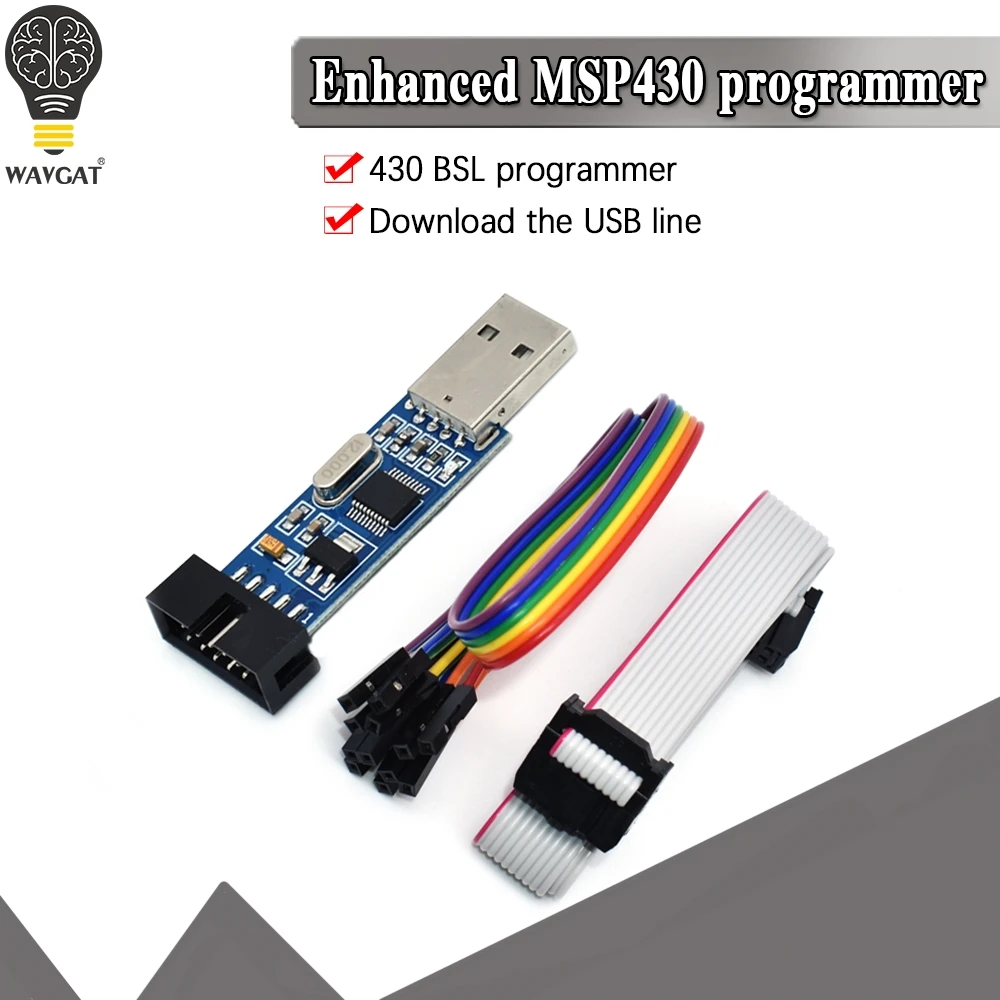 WAVGAT MSP430 BSL USB программатор Скачать адаптер порт|Интегральные схемы| |