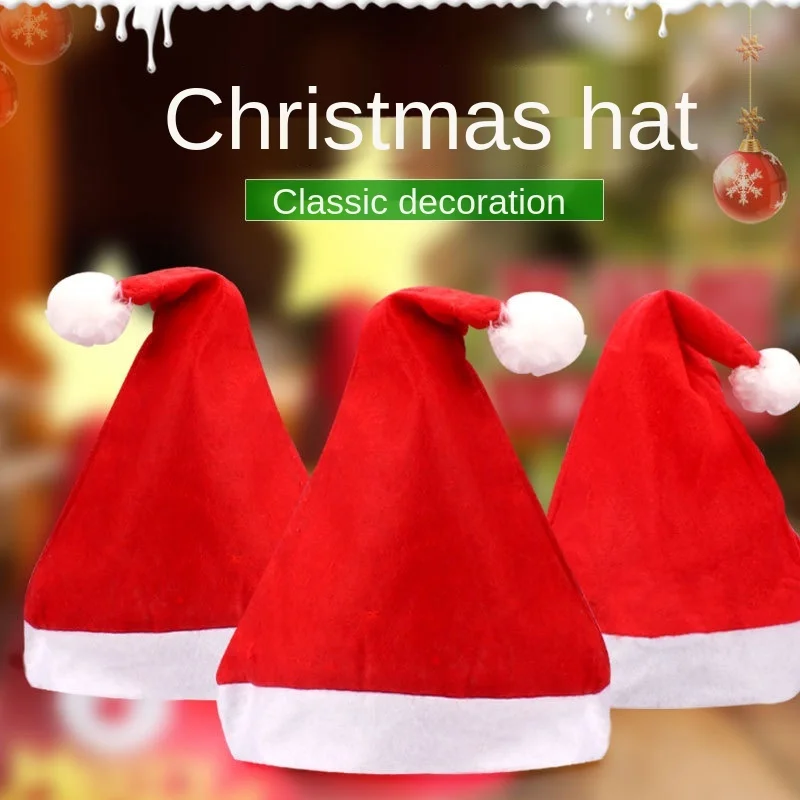

10 Stks/set Kerstmuts Nieuwigheid Hoed Kids Kerst Decoraties Voor New Home Kerstman Gift Feestartikelen Navidad