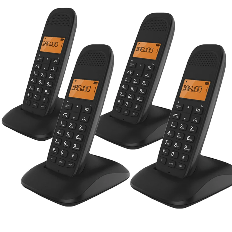 

Digital Cordless Telephone Handfree Voice LCD Internal intercom Phone For Office Home Bussiness