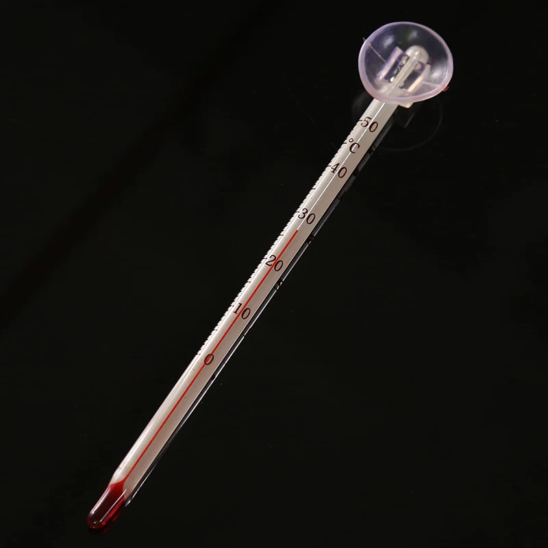 1 шт. термометр для аквариума с температурой всасывания стекло водонепроницаемый
