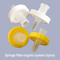 100pcs lab 13mm 25mm 33mm 0 220 450 8um disposable organic syringe millipore filtration nylon membrane needle filter