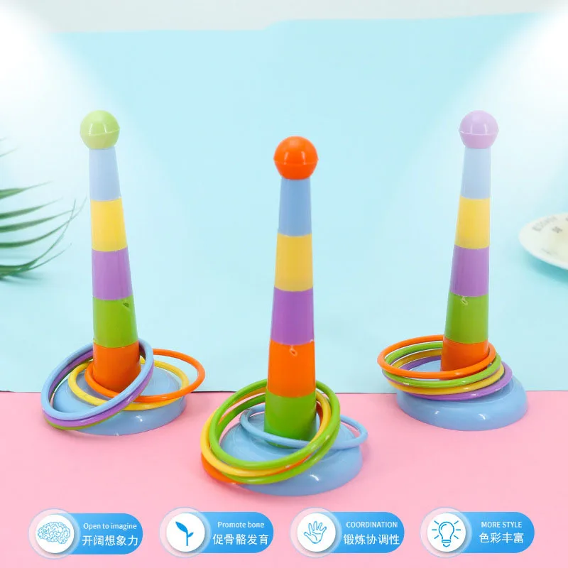 Hoop Ring Toss Plastic Garden Game Pool Toy Outdoor Fun Set Toys For Children Kids Gift | Игрушки и хобби