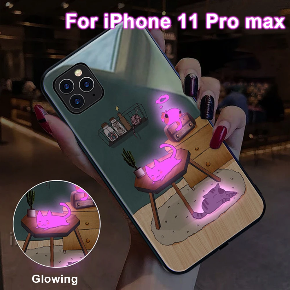 Чехол для телефона с подсветкой iPhone XS 11 Pro MAX XR X Max|Бамперы| |