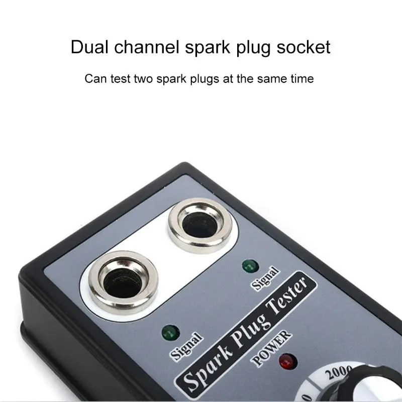 

Car Spark Plug Tester Ignition Testers Automotive Diagnostic Tool Double Hole EU