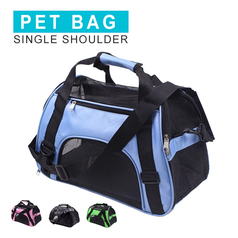 

Breathable Dog Bag Single Shoulder Outdoor Travel Portable Foldable Pet Cat Carrier Bags For Small Dogs Dual-use Puppy Handbag