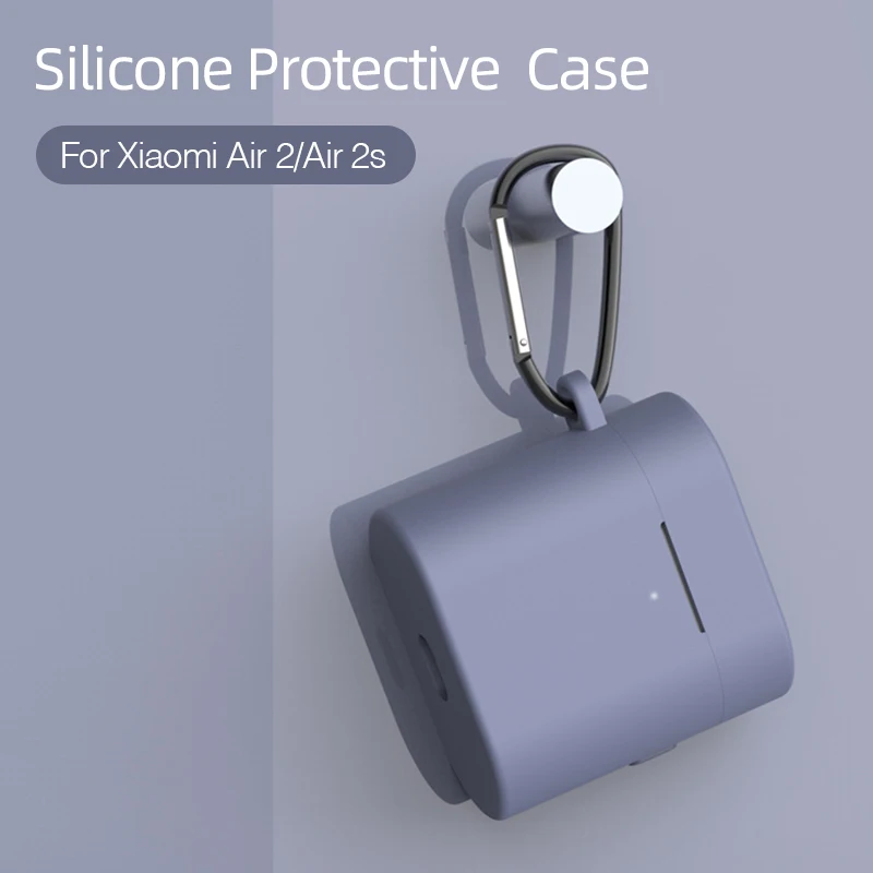 

Silicone Protective Earphone Case for Xiaomi Air 2 S Cases Bluetooth Headphones Boxs For Xiaomi Mi Air2S Earbuds Cover