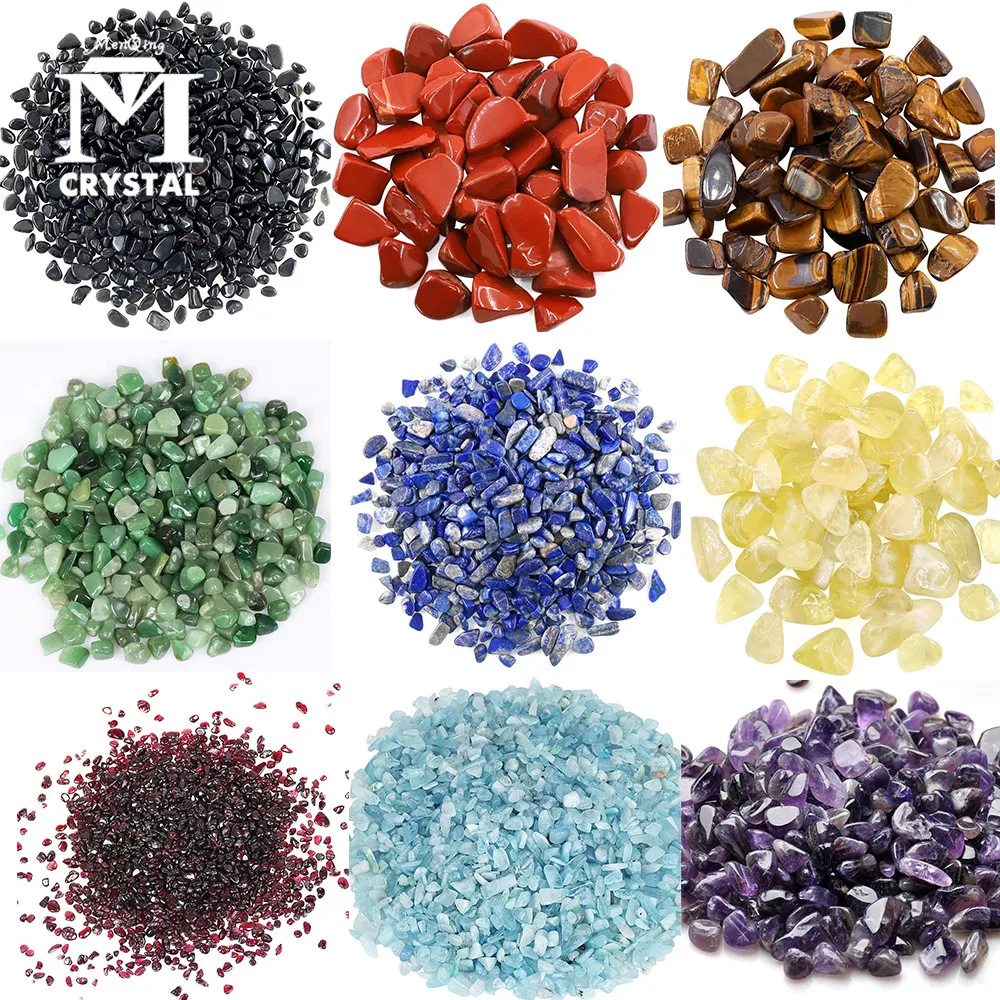 50 г/упак. натуральный с цитрином аметистом кристаллический гравий