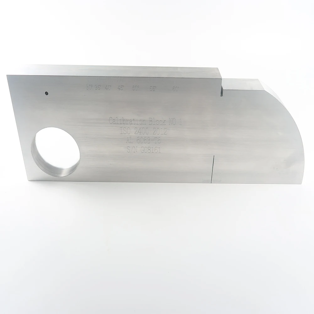 Алюминиевый V1 Тип Ультразвуковой калибровочный тестовый блок дюймовая версия IIW