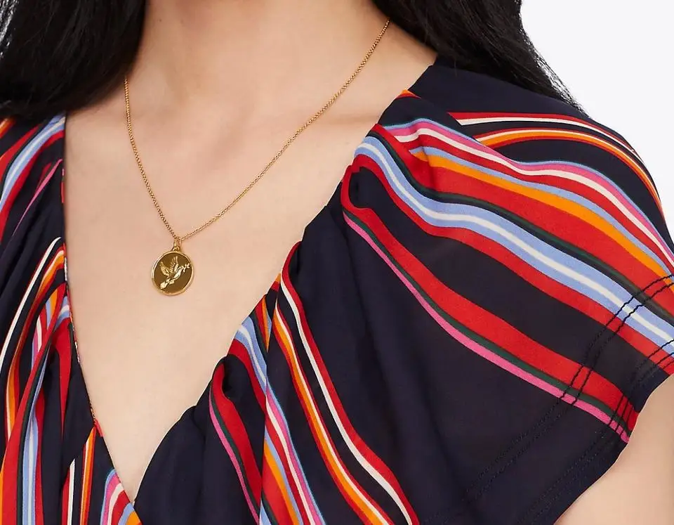 Нишу дизайн французский девушка peace dove двухсторонний рельеф Золотая монета