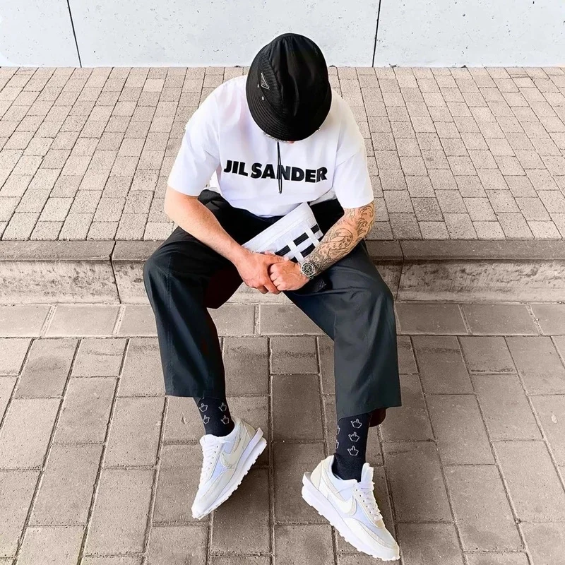 

2021 Summer New Unisex T-shirt 1:1 Jil sander designer brand high street short sleeve hip hop oversize loose simple tee