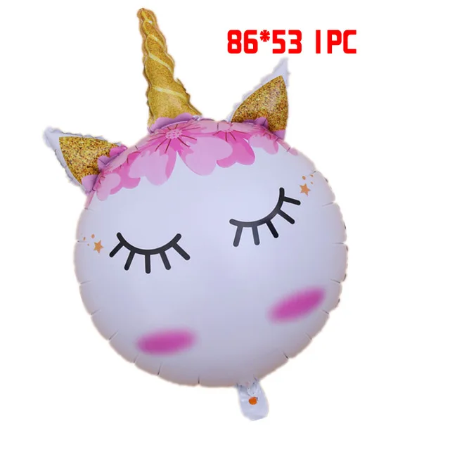 

1 Piece of Unicorn Theme Balloon Birthday Party Wedding Room Family Party Decoration Balloon Inflatable Children's Toy
