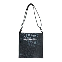 black leopard cheetah shoulder bag purse personalized women crossbody handbags canvas large bag for girls envelope shape bag