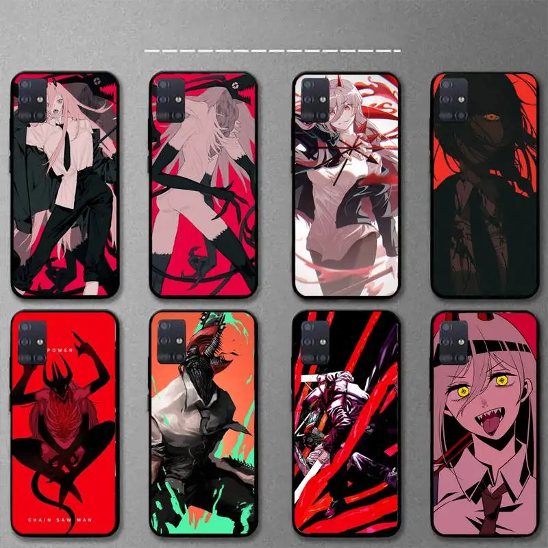 

Chainsaw Man Anime Phone Case for Huawei Y7 Y9 Y6 Y5 Y8 Y8S Y8P nove 3 4 5 6 7 pro 2018 2019 5g se Fundas cover
