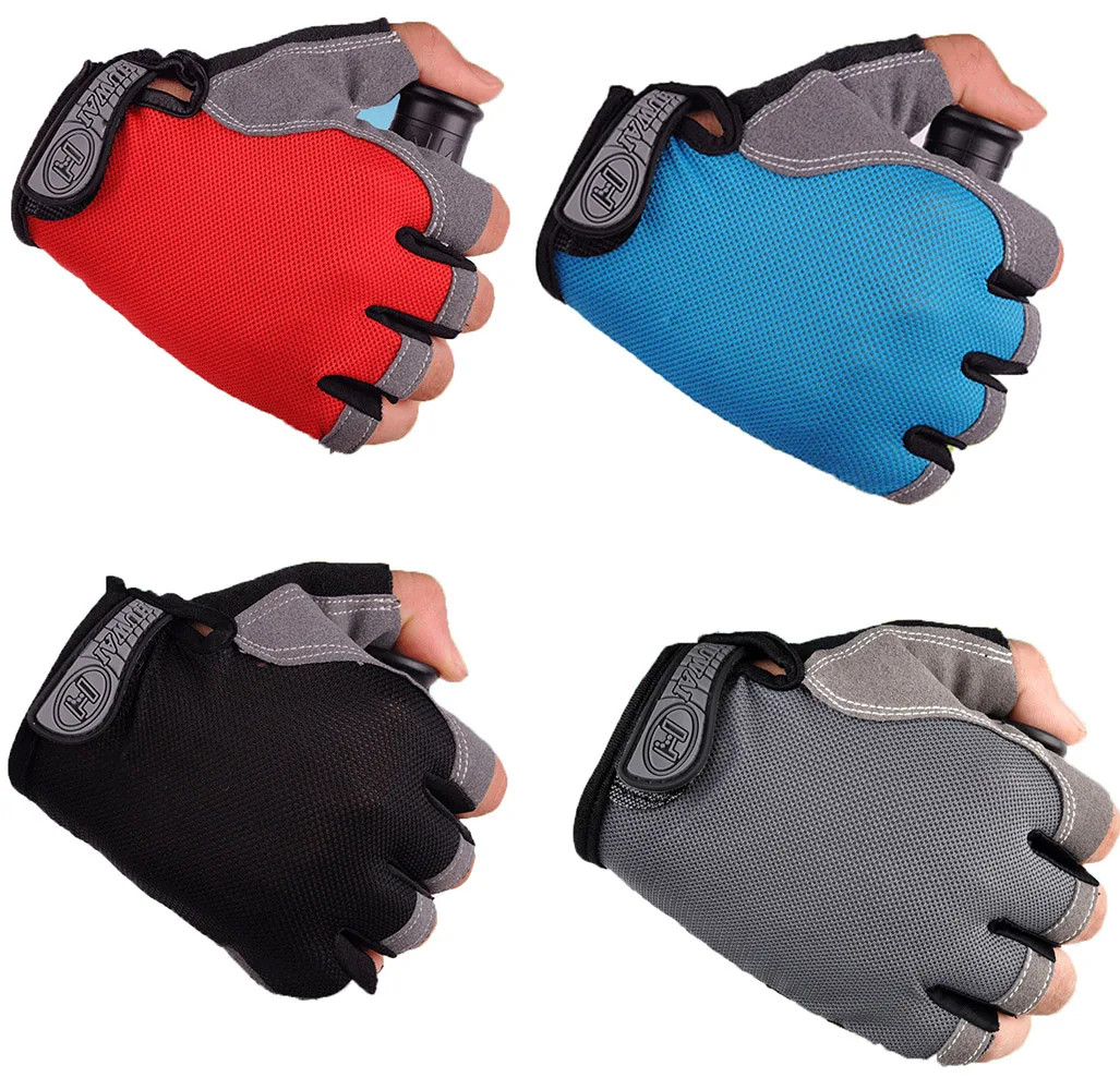 

Cycling Gloves Bicycle Gloves Bike Gloves Anti Slip Shock Breathable Half Finger Short Sports Gloves Accessories for Men Women
